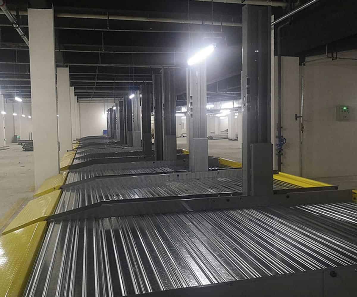 新都雙柱立體停車設(shè)備安裝