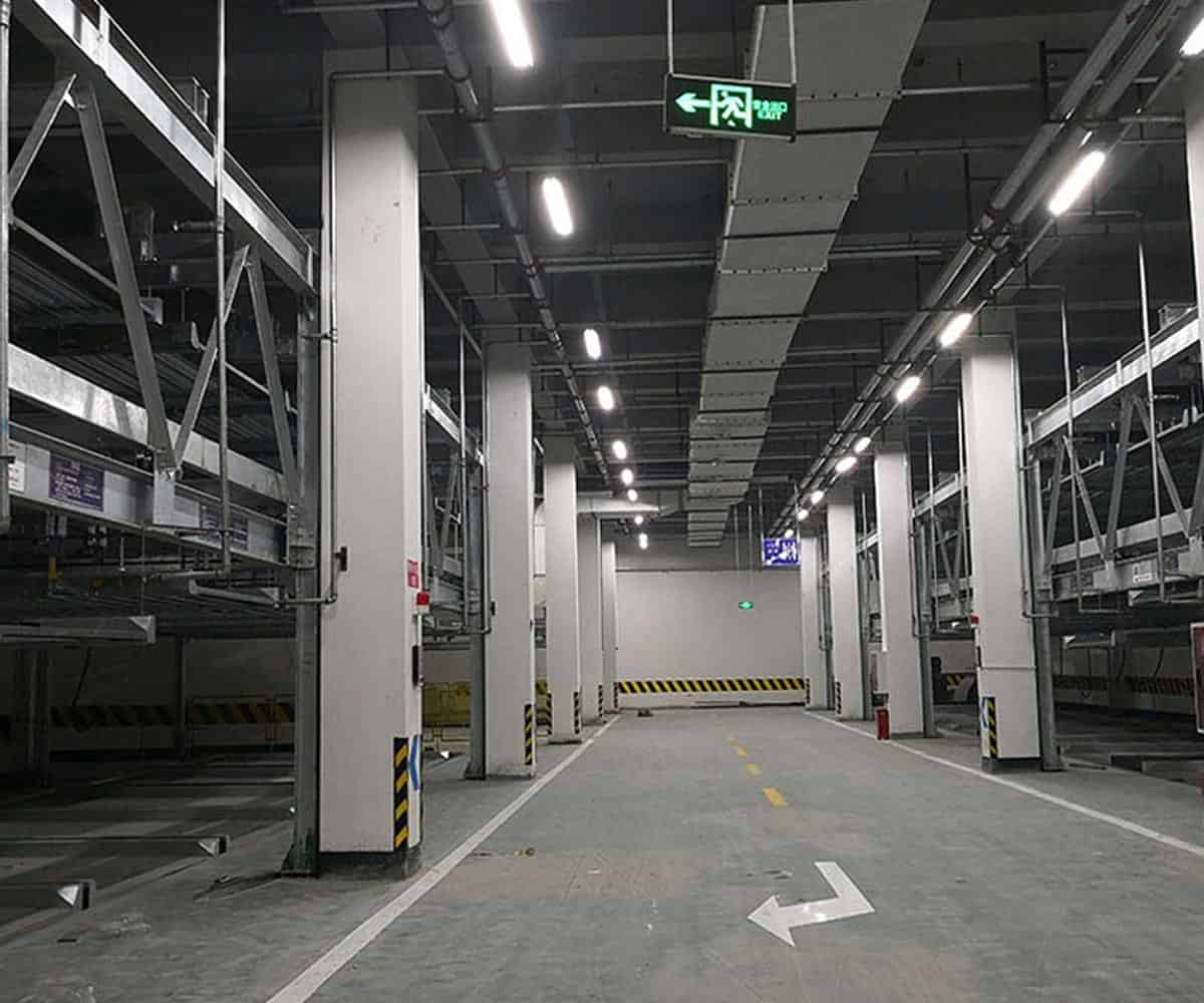 富源兩層簡(jiǎn)易類立體車庫(kù)停車設(shè)備過驗(yàn)收