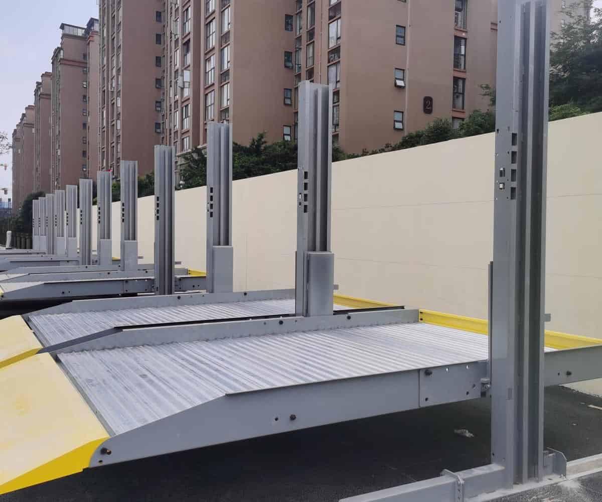 永仁雙柱立體車位過驗收