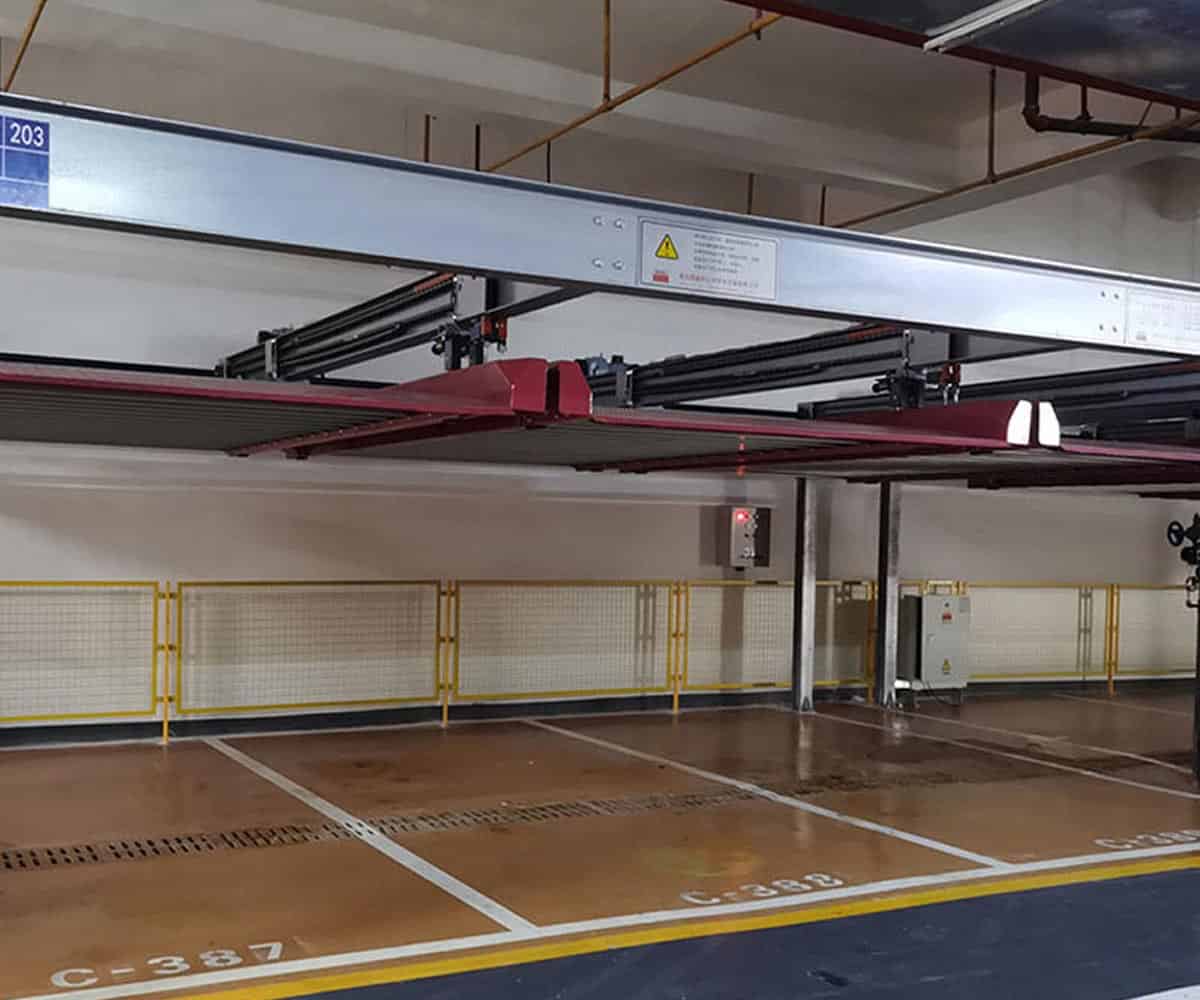 廣西2層立體停車位過驗(yàn)收