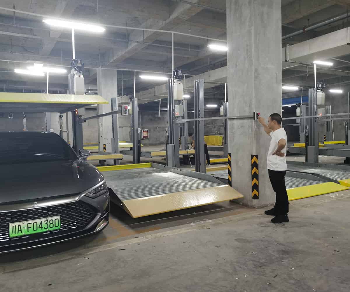 中江兩柱簡易升降類立體停車位廠家