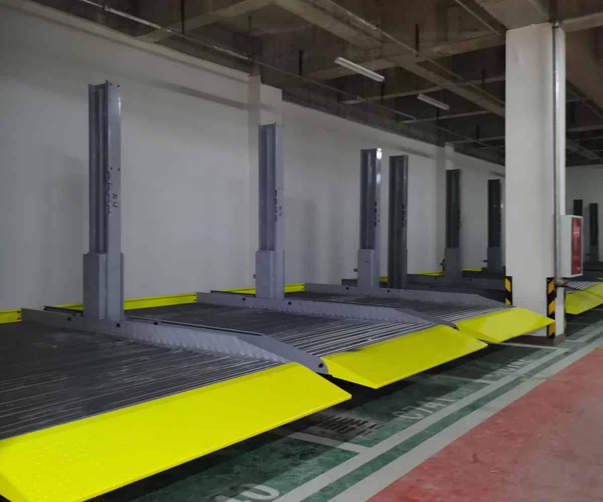 中江二層升降平移機械式立體車庫租賃