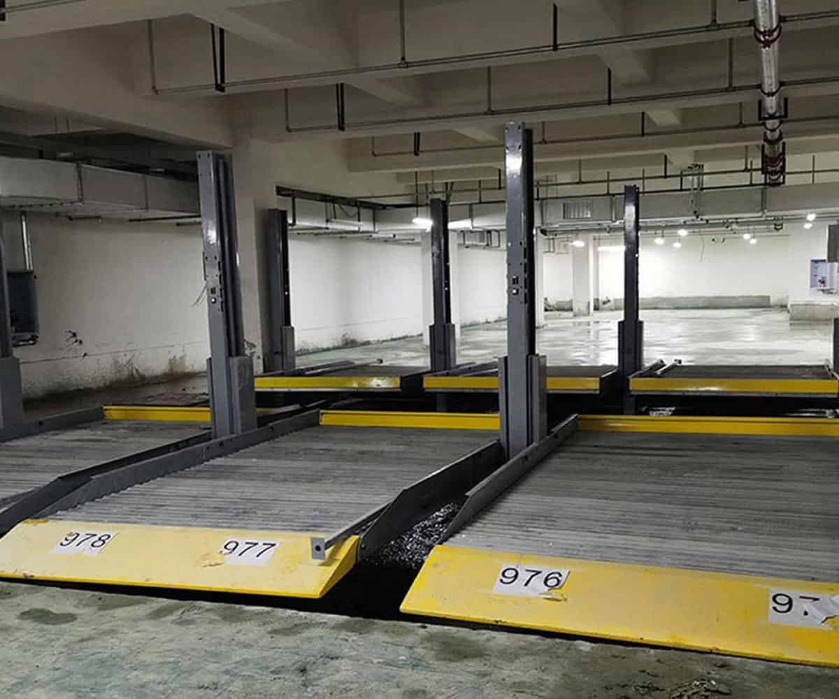 中江三層升降機械式停車設備短租