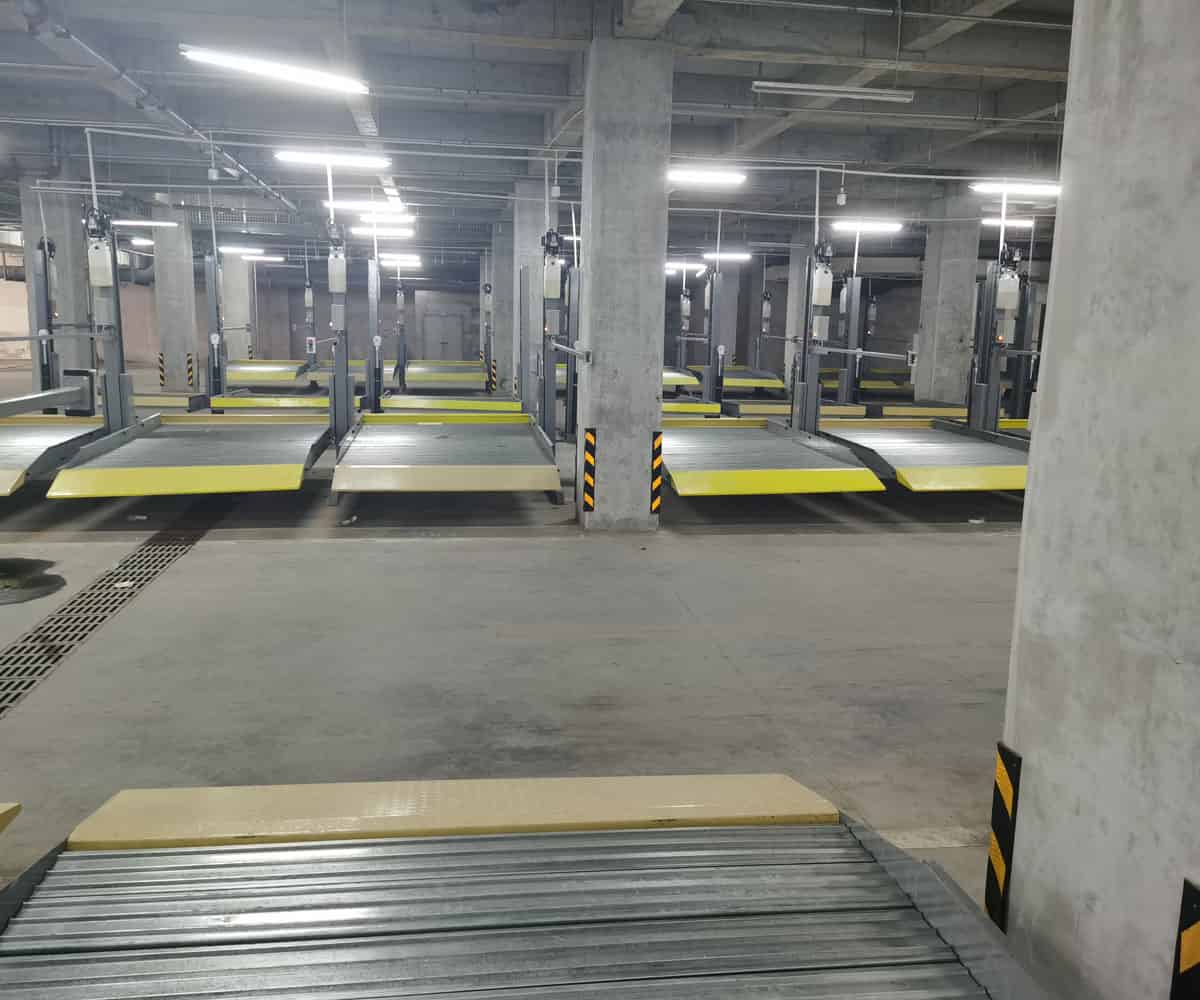云南雙柱機(jī)械立體車庫(kù)安裝
