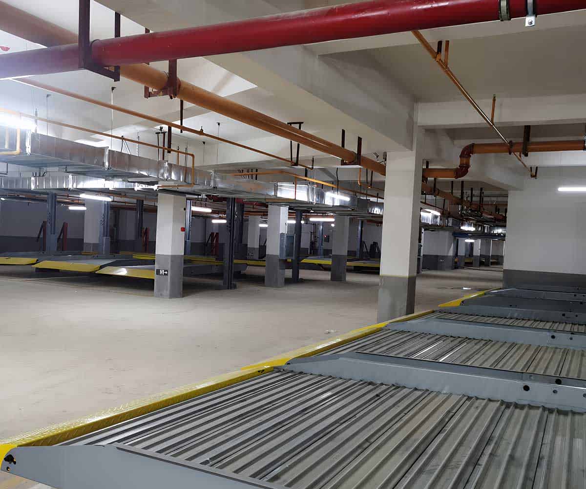 雙柱機(jī)械停車場的特點與消防難點分析