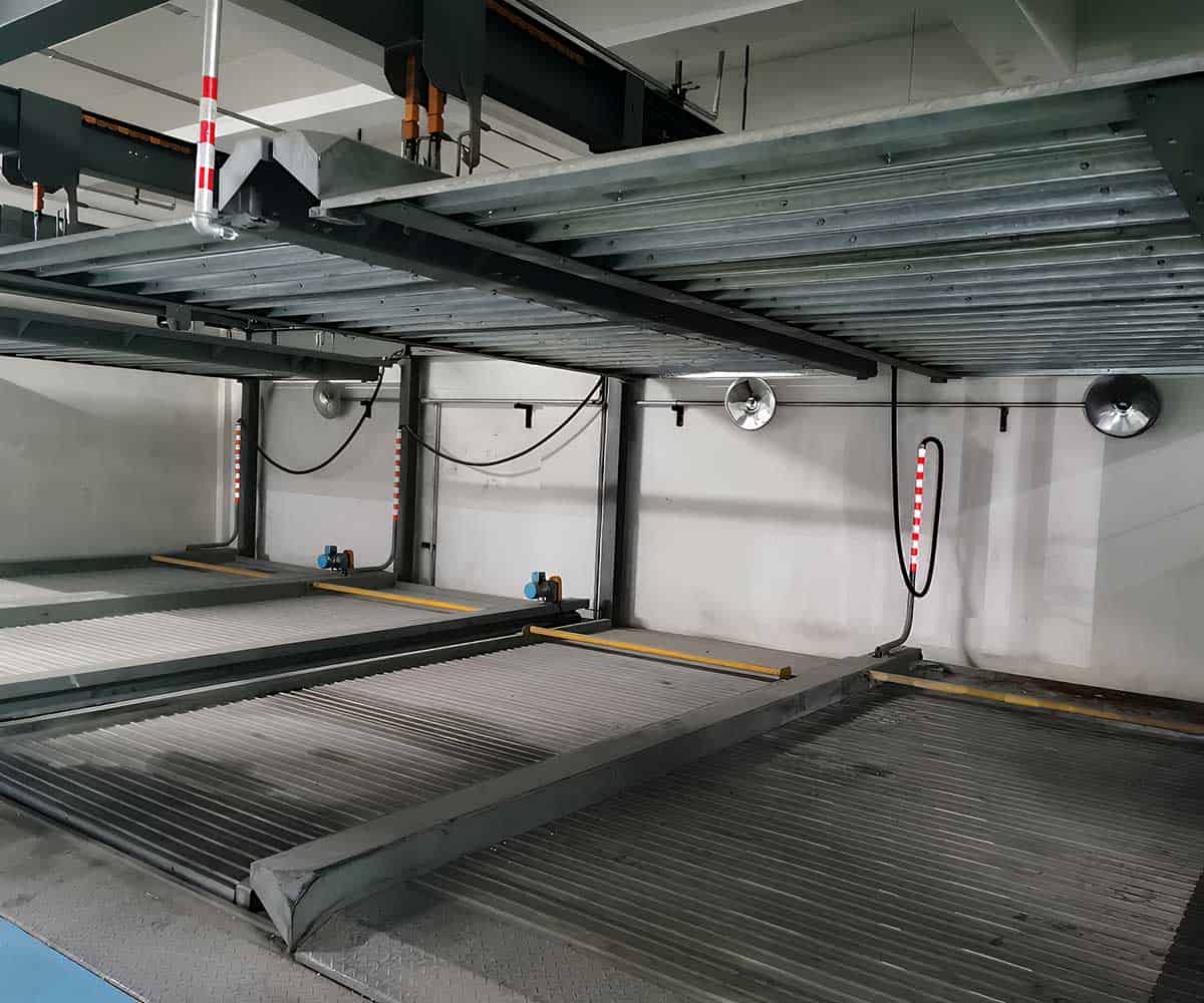 升降平移機械停車位的空間利用率
