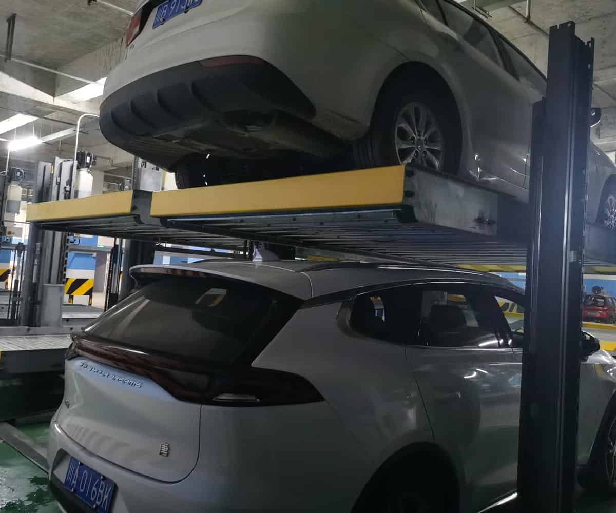 湖南兩柱簡易升降停車立體車庫