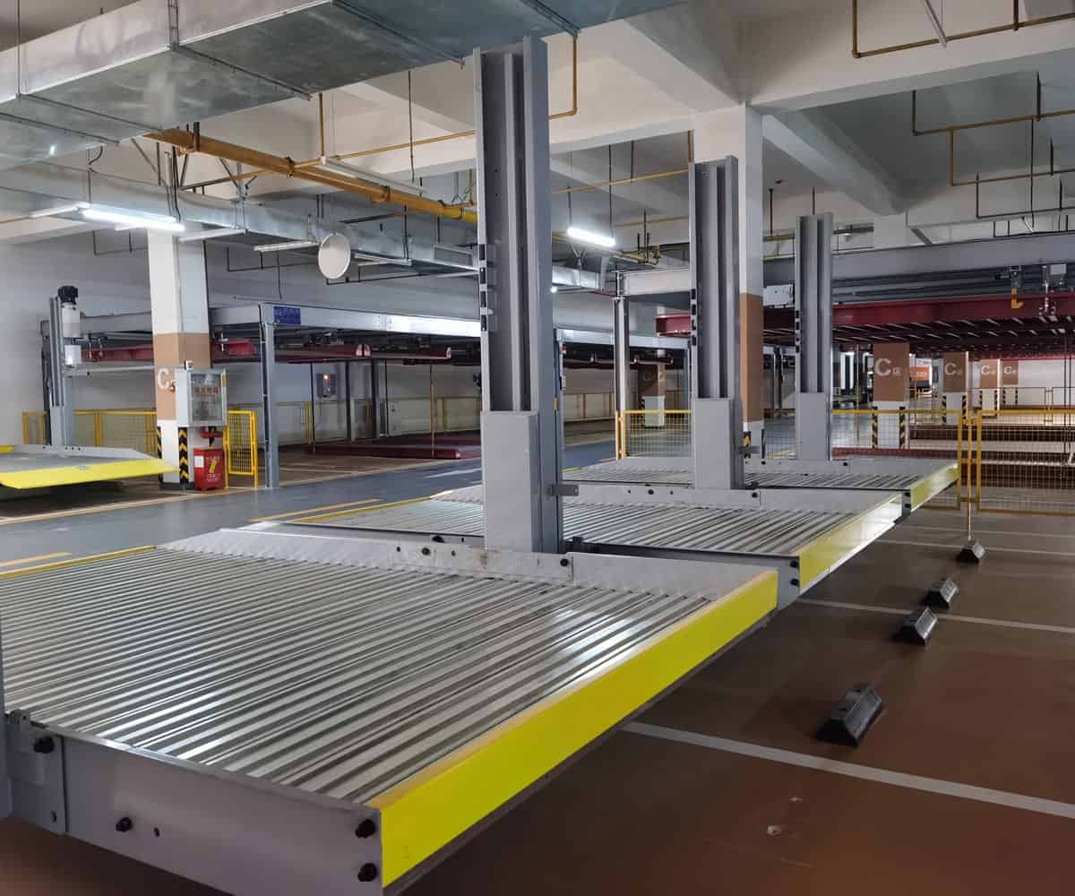 西區(qū)兩層簡(jiǎn)易升降機(jī)械車庫