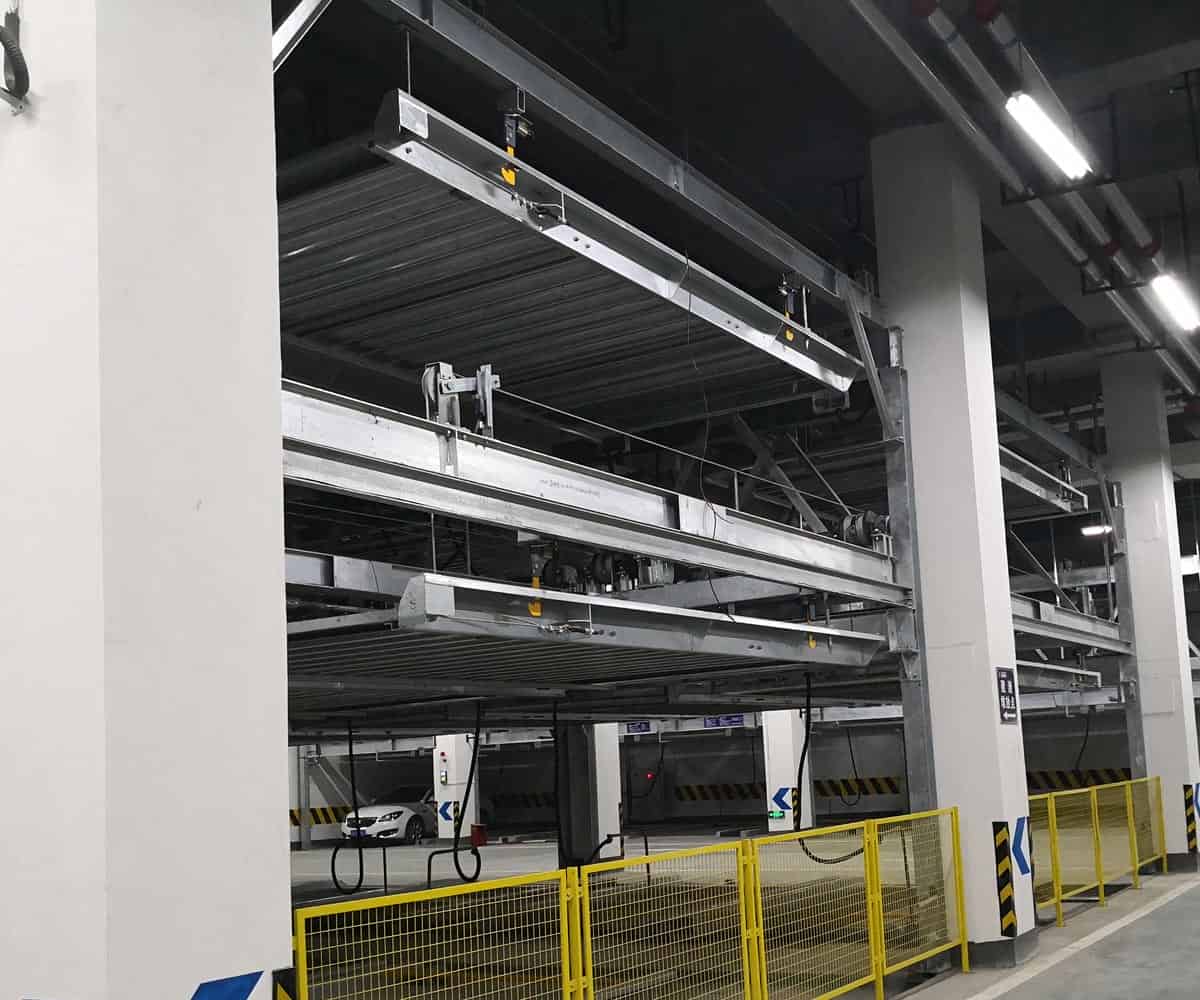 廣西負(fù)二正三地坑式PSH5D2五層升降橫移機(jī)械式立體停車設(shè)備