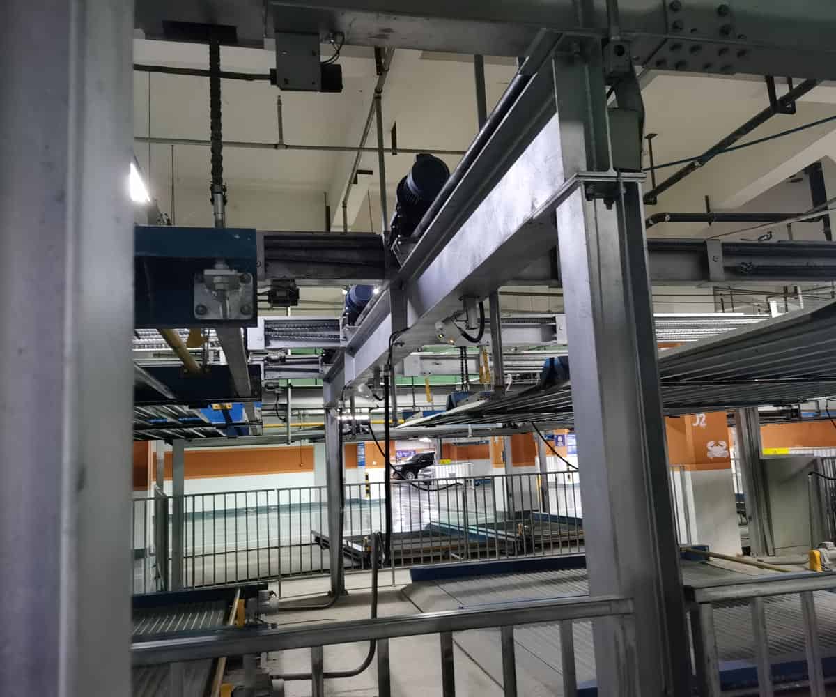 合江PSH6六層升降橫移機械式立體停車設(shè)備